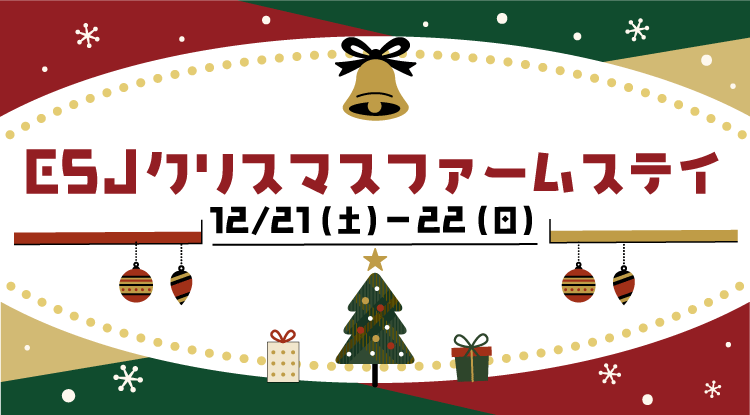 クリスマスファームステイ